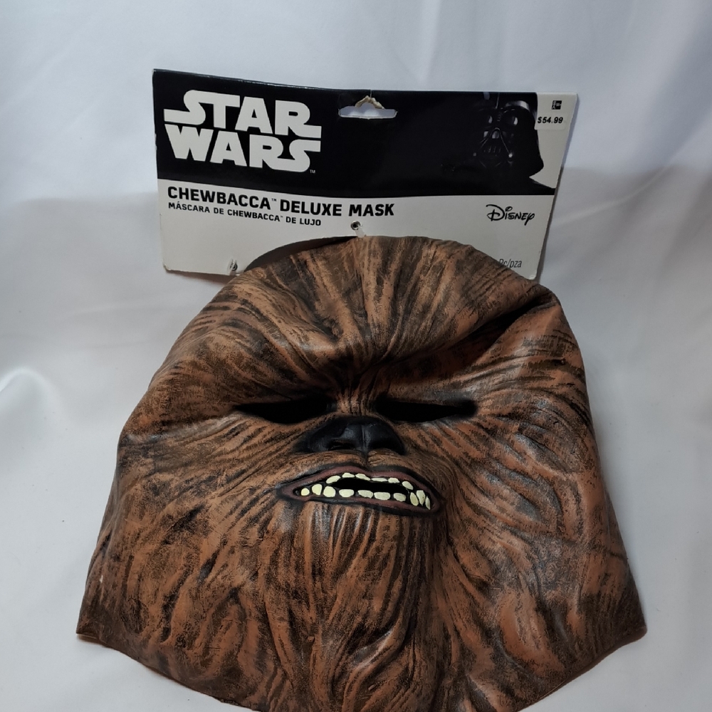 Disney Star Wars Chewbacca Deluxe Full Head Mask - Brown